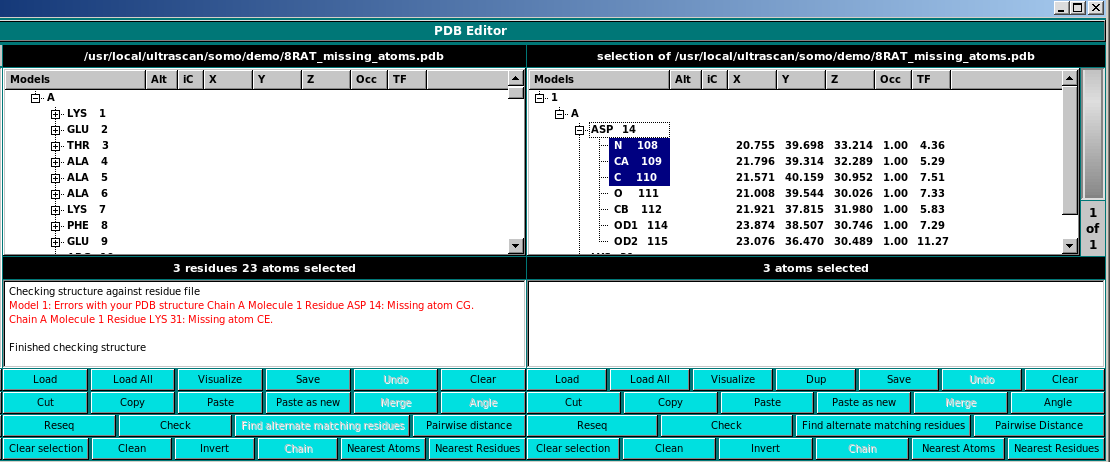 PDB Editor