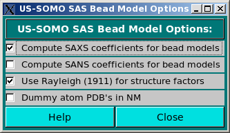 SOMO SAS bead models options