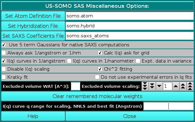 SOMO SAS Miscellaneous options