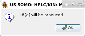 Somo-HPLC/KIN Make I#(q) or I*(q) fifth pop-up panel