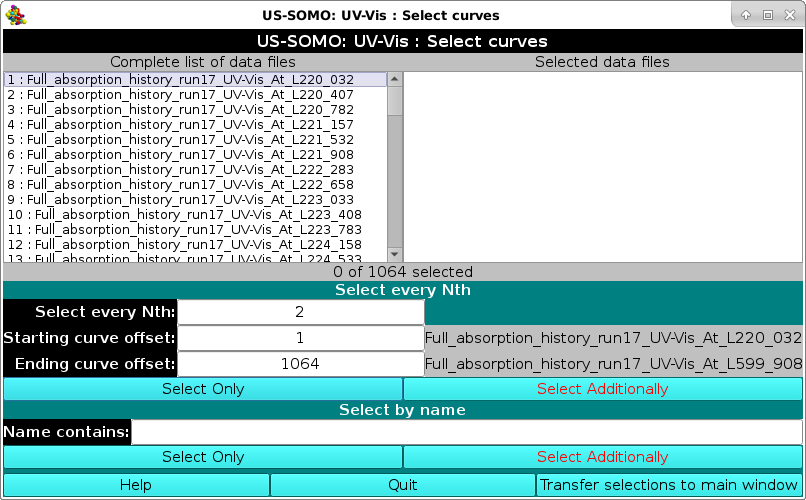 Somo-SAS UV-Vis module Advanced Selection module