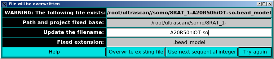 SOMO Overwrite Existing Files Protection Screen